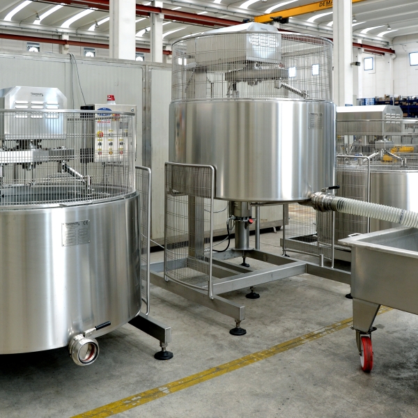 Hoisting Cheese Vats